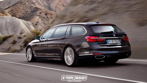 BMW M7 și Seria 7 Touring imaginate de X-Tomi Design
