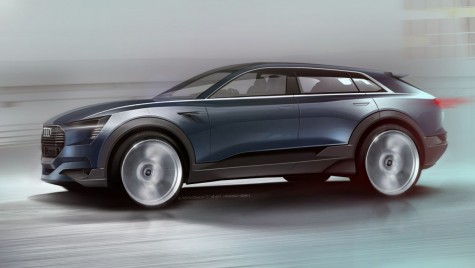 Audi e-tron Quattro Concept. Nou rival electric pentru X6