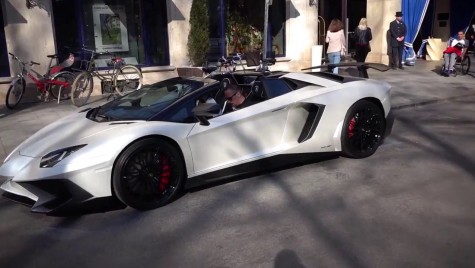 Franck Ribery, la plimbare cu un Lamborghini Aventador