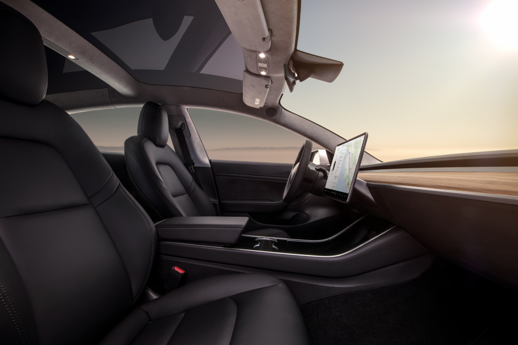 Tesla Model 3 interior 