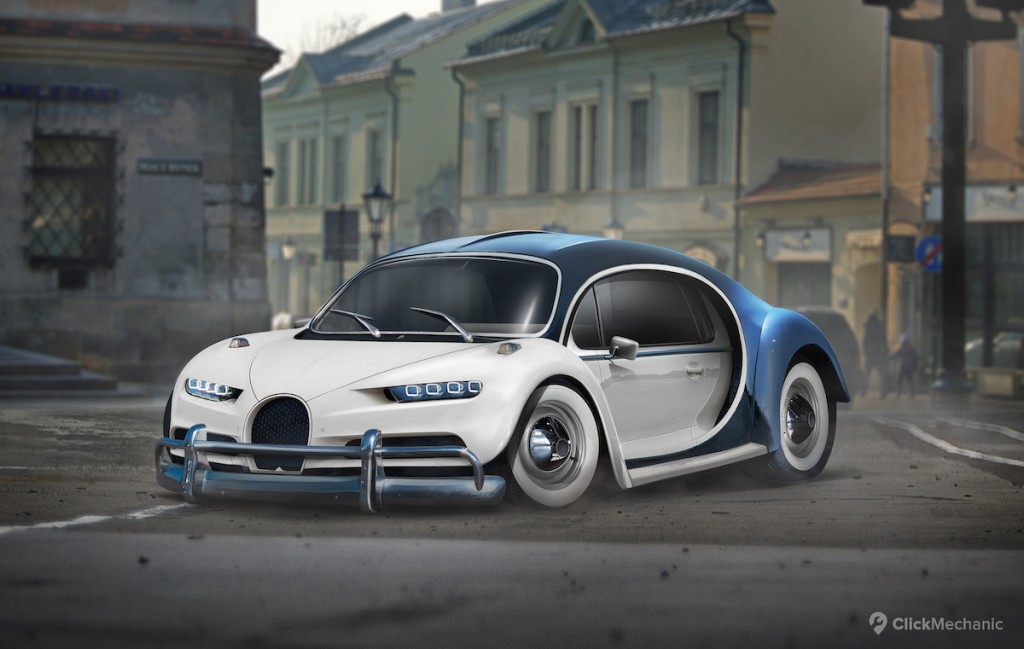 2+-+Bugatti+Chiron_VW+Beetle