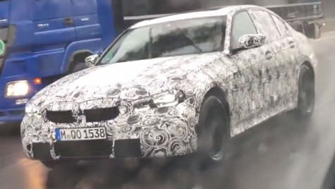 Viitorul BMW Seria 3, surprins pe autobahn