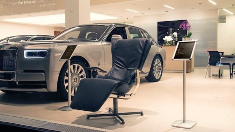 Cel mai scump scaun din lume se vinde într-o reprezentanță Rolls-Royce