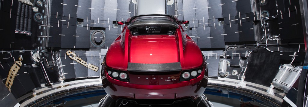 Elon Musk Tesla Roadster SpaceX