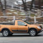 test dacia Duster pick-up pe sosea
