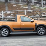 test dacia Duster pick-up pe sosea