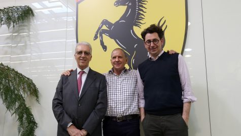 Jody Scheckter în vizită la Ferrari