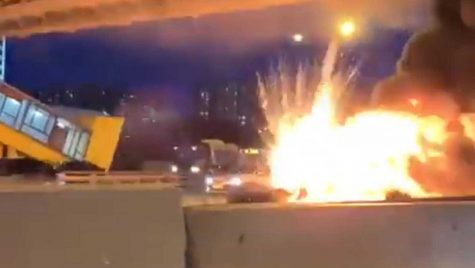 Tesla Model 3 a luat foc în urma unui accident. Mașina era pe Autopilot în momentul impactului!