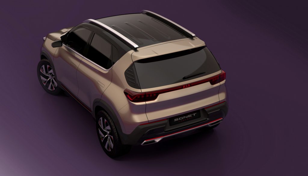 SUV-ul concept Kia Sonet, dezvăluit în India