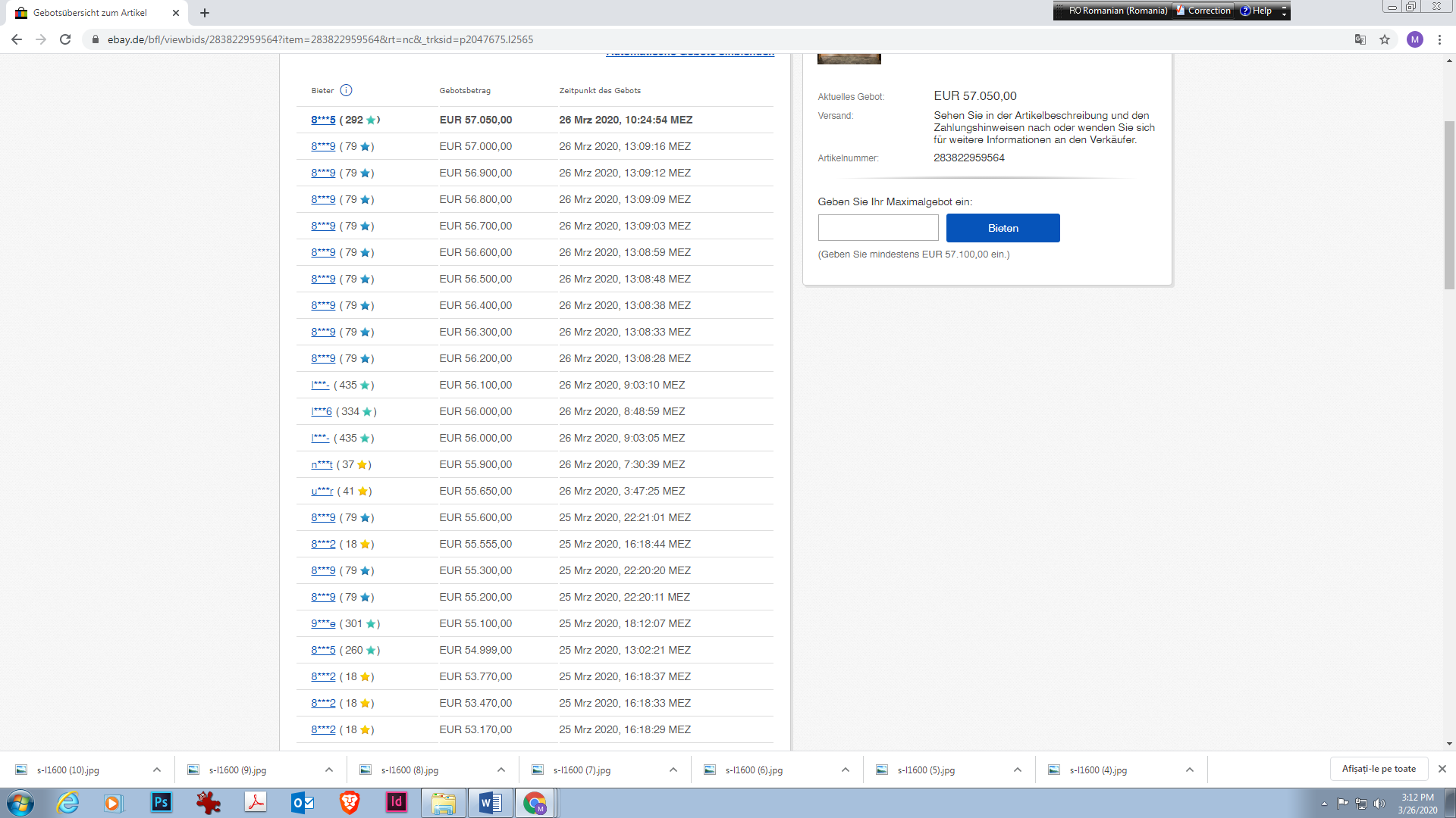 BMW 740i E38 vanzare ebay