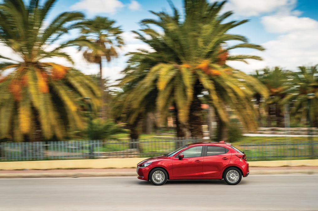test Mazda2 facelift 2020 