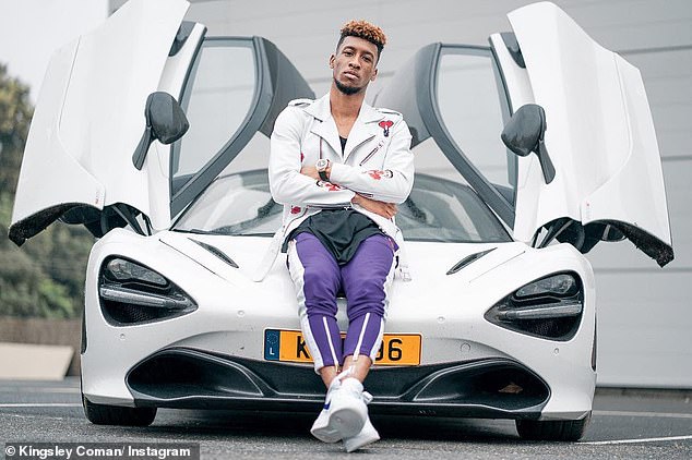 Kingsley Coman Mclaren 720S