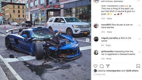 VIDEO: Un exemplar rar Porsche Carrera GT tunat de Gemballa a fost distrus pe străzile din New York
