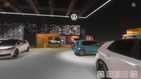Volkswagen își expune modelele noi în cadrul unui stand virtual inspirat de saloanele auto