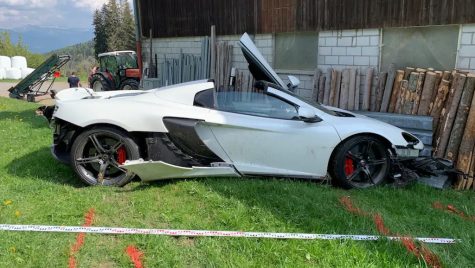 McLaren 650S Spider distrus în urma unui accident în Elveția