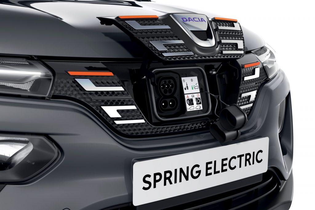 dacia Spring Electric priza incarcare