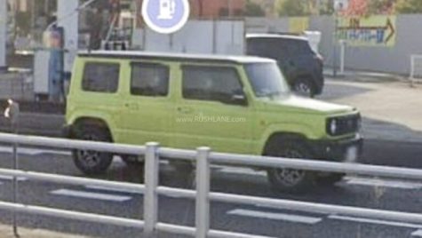 Oops! Suzuki Jimny cu 5 uși, deconspirat de Google Street View