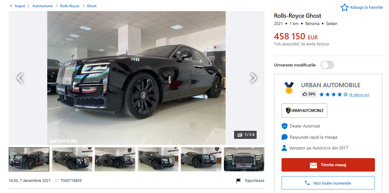 Rolls-Royce Ghost autoexpert.ro