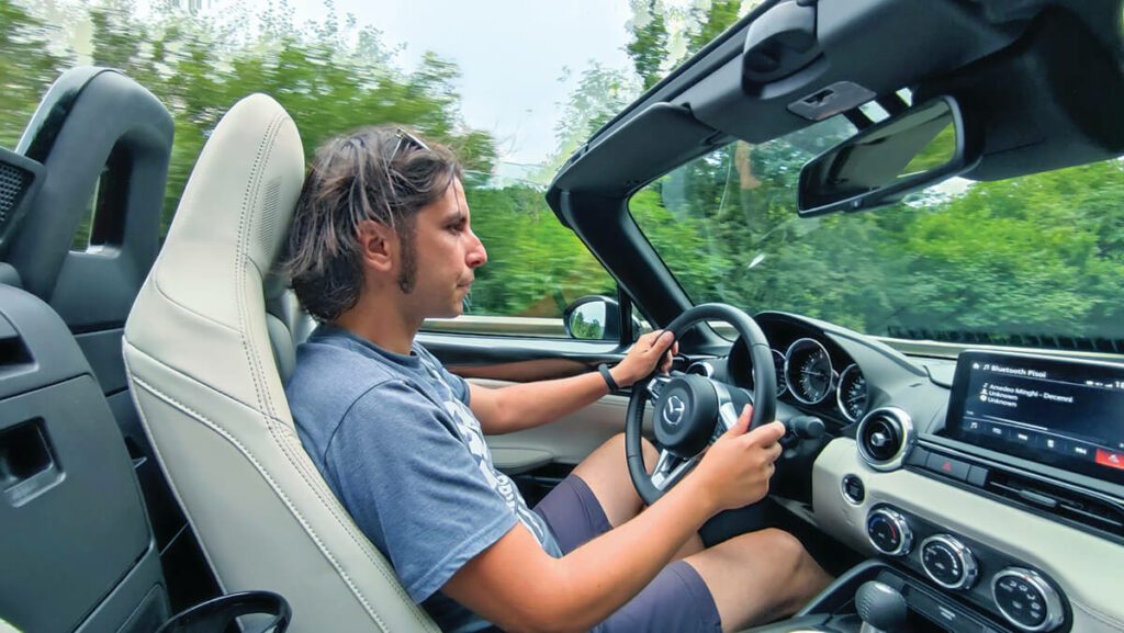 Cu Mazda MX-5 la Slănic Moldova autoexpert.ro