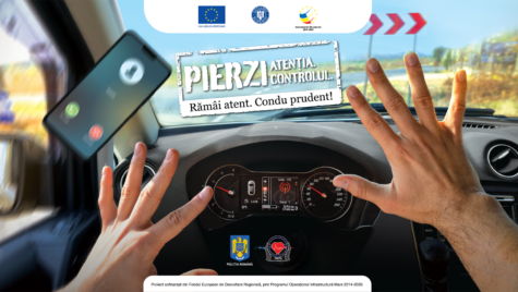 Poliţia Română lansează campania de educaţie rutieră vizând neatenţia la volan